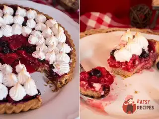 Ягідний тарт із меренгою