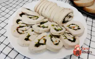 Рулет з курячого філе зі шпинатом