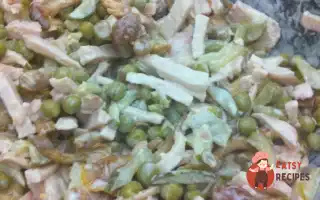 Швидкий Салат З Копченою Куркою Та Опеньками
