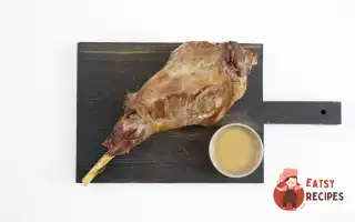 Запечена Бараняча Нога З Кавою Та Овочами