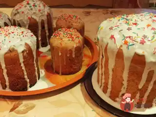 Паска з ізюмом на опарі