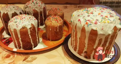 Паска з ізюмом на опарі