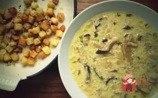 Суп З Лісовими Грибами Та Вершками