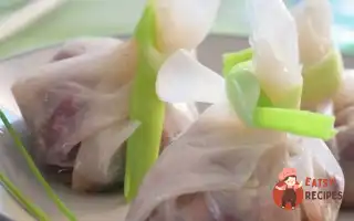 Мішечки З Куркою В Солодкому Соусі З Горіхами