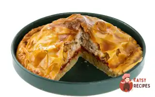 Курник З Куркою, Сиром Та Помідорами