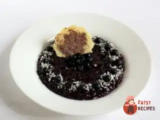 Чорно-кокосове різотто