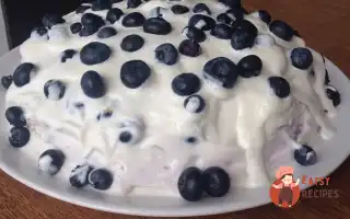 Млинець З Сиром І Чорницею