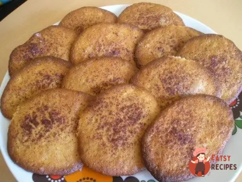 Бананове печиво з горіхами та корицею