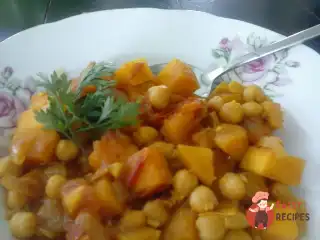 Гарбуз із нутом