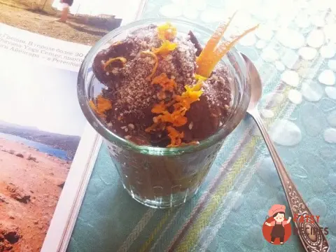 Шоколадний мус із авокадо