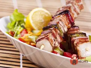 Свинячі шашлики по-тосканськи з лимонною цедрою