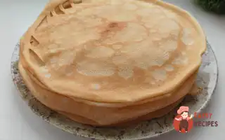 Домашні млинці на молоці та окропі