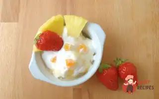 Десерт З Ананасом, Персиками Та М'яТою