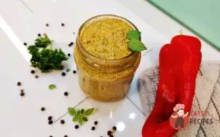 Соус Песто З Печеним Перцем