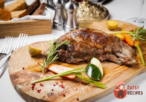 Баранина лопатка з сезонними овочами