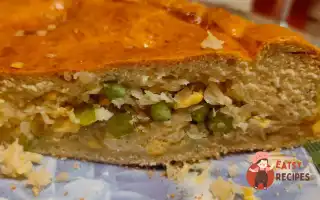 Пиріг Із Капустою, Зеленим Горошком І Яйцем