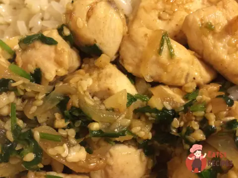 Курка з кунжутом по-азіатському