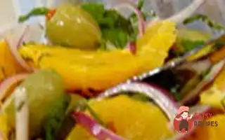 Салат Із Апельсина З Кримською Цибулею