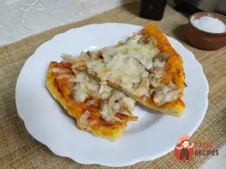 Швидка піца з куркою