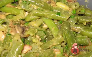 Салат Зі Стручковою Квасолею Та Грибами