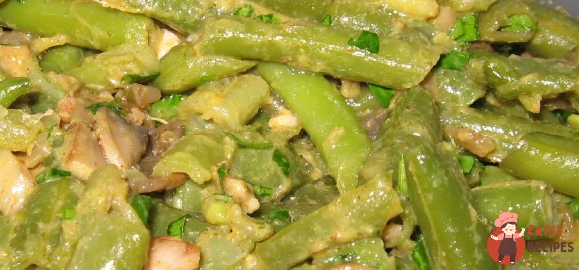 Салат зі стручковою квасолею та грибами