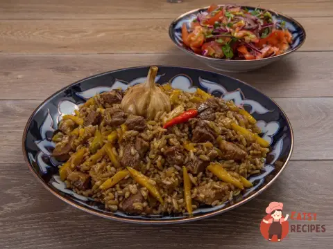 Ферганський плов з ачик-чучуком