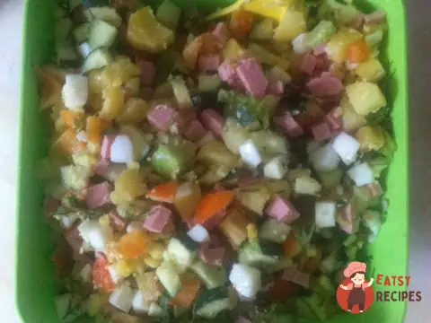 Окрошка на квас