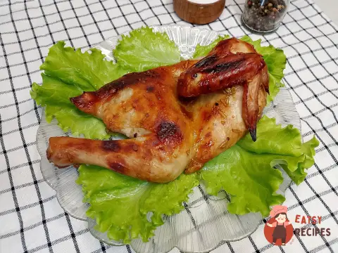 Курча, запечене в духовці