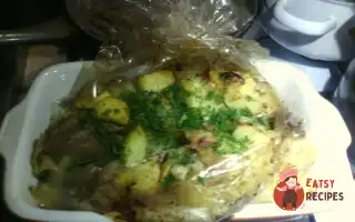 Гомілка Індички В Рукаві З Картоплею