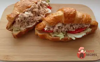 Круасан з тунцем