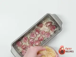 Крок 11: Запіканка з пшеничного локшини з купатами