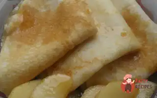 Млинці З Грушею Фламбе
