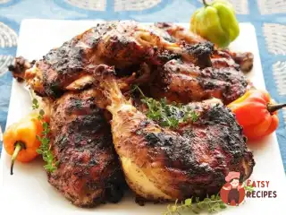 Курка в ямайському маринаді Джерк