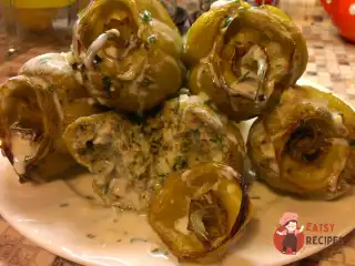 Перець, фарширований індичкою (Бібяр-долмаси)