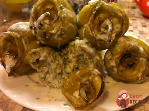 Перець, фарширований індичкою (Бібяр-долмаси)