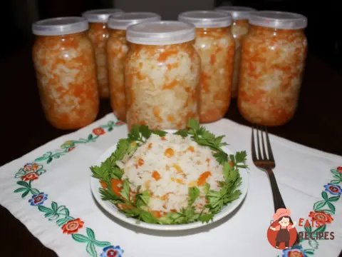 Квашена капуста у банку