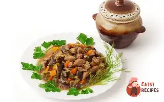 Тушений Свинячий Окіст З Овочами