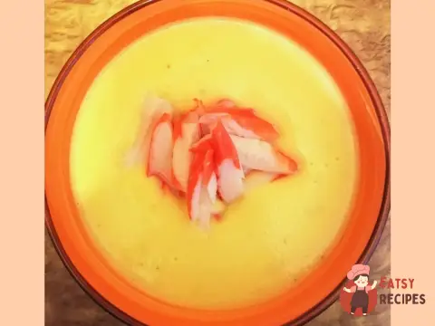 Гарбузовий крем з м'ясом краба