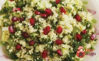 Овочевий Салат З Фетою Та Кускусом