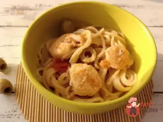 Паста з креветками