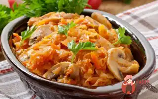 Білокачанна Капуста З Грибами