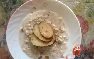 Вівсяна Каша З Грушею Та Корицею