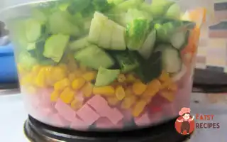Овочевий Салат Із Карбонадом