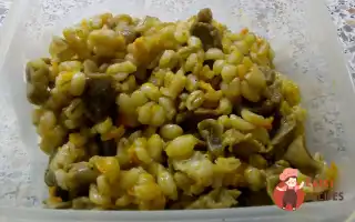 Перлова Каша З Курячими Шлунками У Мультиварці