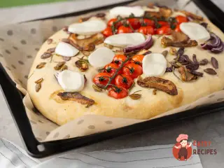 Крок 7: Фокача з грибами, оливками та розмарином