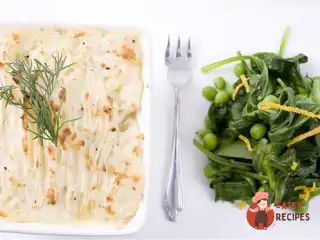 Пиріг з картоплі та тріски