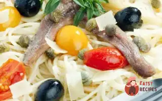 Спагетті З Анчоусами, Петрушкою, Оливками Та Каперсами