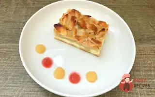 Молочний Бісквіт Із Сиром, Яблуками Та Бананами.