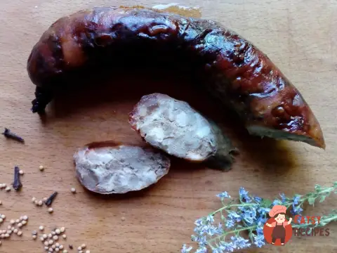 Ковбаса домашня зі свининою та курячими грудками