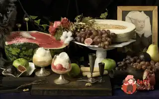 Десерт З Фруктами Та Козячим Сиром